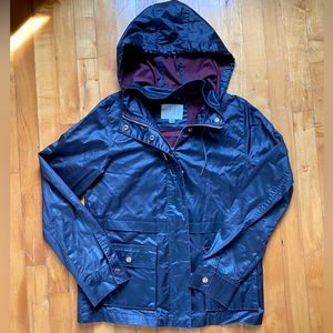 A New Day Dark Purple Rain Jacket- Small